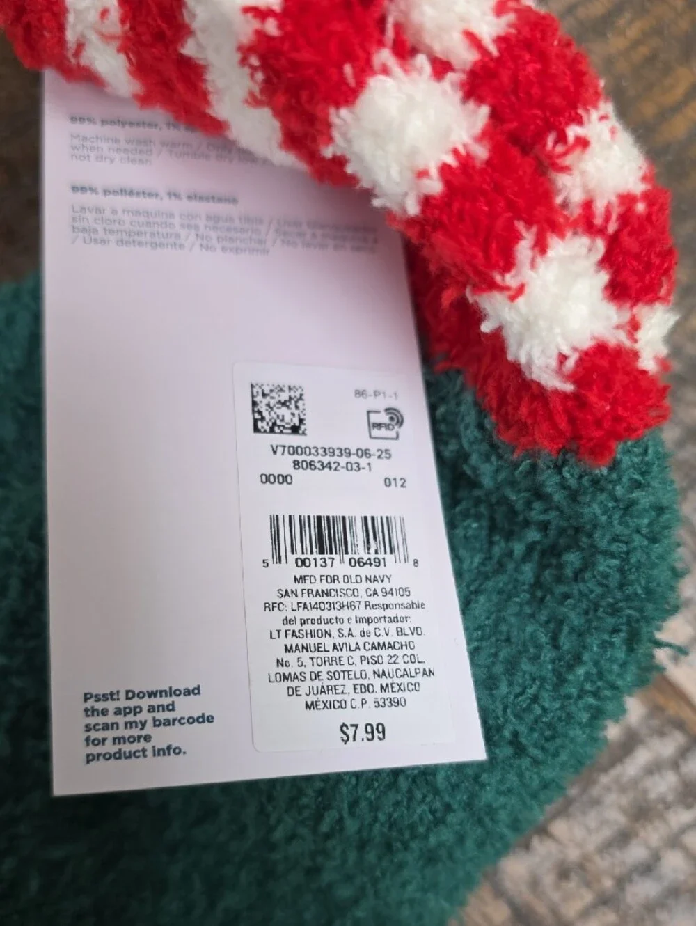 Disney Mickey Cozy Fuzzy Socks